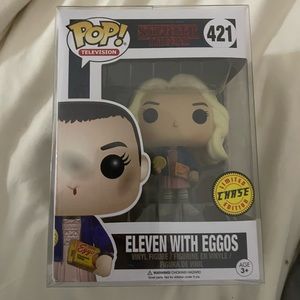 stranger things eleven funko pop | chase limited edition